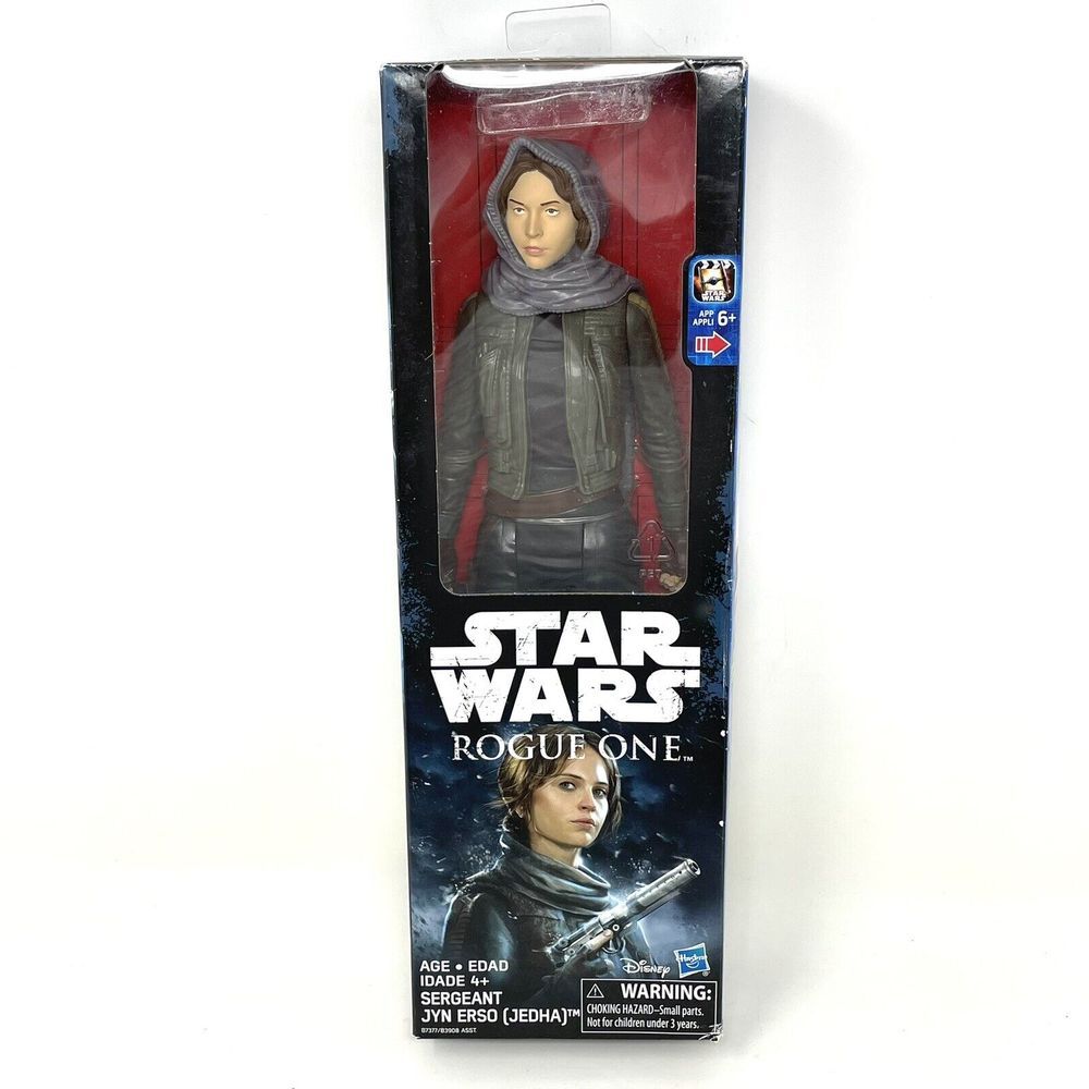 Star Wars Sergeant Jyn Erso Rogue One 12" Action Figure Hasbro Disney 2016 Toy